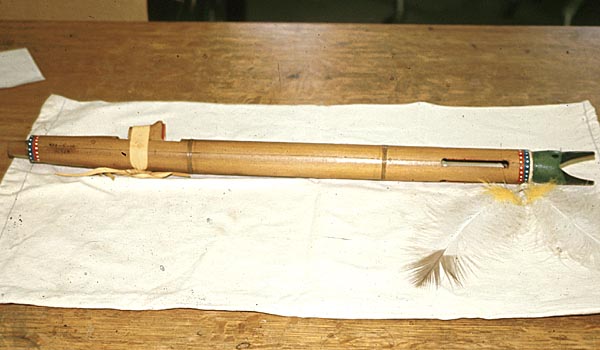 Lakota-style flute; possibly crafted by Dan Red Buffalo